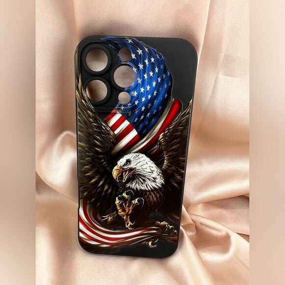 Patriotic Eagle IPhone 16 pro max Case - Picture 5 of 6